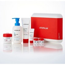 ATOPALM 아토팜 에센셜 케어 세트 베이비 3종세트 탑투토 워시 300ml/MLE 로션 120ml 크림 65ml 피부 가려움증 개선 출산 선물세트, 1개
