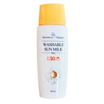 보타니컬테라피 베이비 워셔블 썬밀크 SPF32 80ml 1개