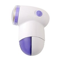 필링 헤어볼 미니 트리머 패브릭 면도기 휴대용 전기 배터리 전원 여행용 보푸라기 제거제 옷 보풀 제거 가, 02 보라색