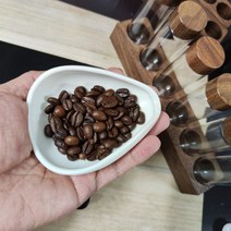 차판 퇴수기 차트레이 커피콩 용량 트레이 커피웨어 퓨어 화이트 세라믹 차 스푼 쿵푸 세트 도징 컵 커피 도구, 하얀