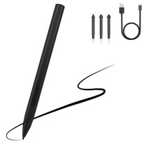 터치펜 스마트폰 테블릿용 스타일러스 펜 Surface Pro 6 5 4 3 Go Studio Book 2 1 노트북 고감도 터치 펜, 01 호주, 01 Black