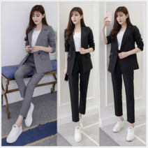 수&미 여성 정장세트 정장 투피스세트 세미정장 오피스룩 001