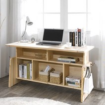 디엘르 칠레송 원목 1200 높이조절 책상, 상세페이지 참조