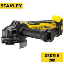 충전식그라인더 무선핸드그라인더 스탠리 그라인더 SBG700 20V 브러시리스 무선 앵글 125mm M14 그라인딩 머신 배터리 및 충전 없음, 01 SBG700