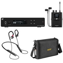 sennheiser xsw iem set 스테레오 인이어 무선 모니터링 시스템 a: 476 500 mhz(509146) 번들 sennheiser ie 100 pro 인이어 및