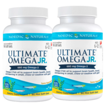 [Nordic Naturals] 얼티메이트 오메가 주니어 680 mg EPA 340DHA 245 딸기 맛 90 미니 소프트젤 2 SET, 2개, 90정