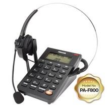 [삼성전화기핸즈프리] 프리쉐정품 PA-F800 헤드셋전화기 / 텔레마케터 고성능 핸즈프리