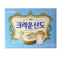 크라운산도 스윗밀크, 161g, 3개