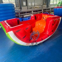에어 시소 대형 바운스 체육대회 행사 장난감, 대형 수박 (6인 2.7-1.8-1M)