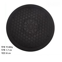 모니터회전판 360도회전 원형 스탠드 넓은 다용도 화분 미끄럼방지 턴테이블 받침대, 플라스틱 턴테이블 직경 30 cm