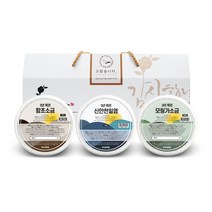 신안함초닷컴 [3년묵은천일염] 함초 굵은 소금 3종세트 (300gx3) 답례품 선물, 함초굵은소금+모링가소금+톳가는소금