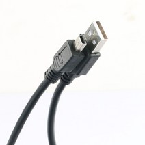 캐논 카메라 5 핀 USB 데이터 전송 케이블 Canon EOS 1300D 1500D 3000D 8000D C100 Mark II, 검은 색, 5m