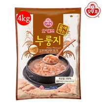 풀빛마을 오뚜기 전통 누룽지 4kg 대용량, 1개
