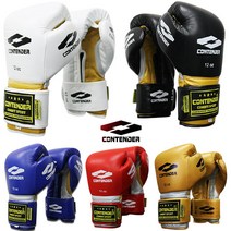 컨텐더 아레스 천연가죽 복싱장갑 권투글러브, 검정