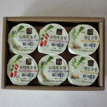 학가산예조청 도라지조청 생강조청 오미자조청 600g, 떠먹는 3종혼합조청 600g(50gx12ea)