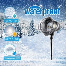 인생샷 눈송이 프로젝션 램프 야외 조명 방수 잔디 레이저 빛 미국/EU/UK/AU 플러그 눈 떨어지는 led 스파, 03 UK Plug