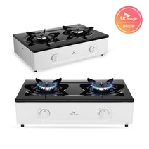 SK매직 NEW 에코 2구 가스레인지 GRA-850SR, LPG, GRA-850SR (화이트)