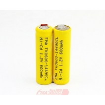 Ni-Cd AA 2.4V 600/900mAh 충전식 배터리 DIY Water pik WP-900 Rengton Barba Trimmer 면도기 10x20x44mm, [01] 600mAh