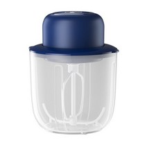 스파이럴 믹서 생크림 영업용 믹서기 USB 충전식 전기 털 계란 비터 커피 블렌더 밀크, 03 파란