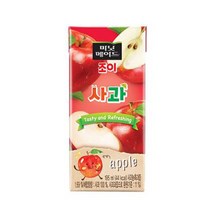 미닛메이드 조이 사과 195mlx32팩x2박스, 32팩 2박스