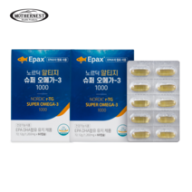 마더네스트 EPAX 노르딕 알티지 슈퍼 오메가-3 1000 60캡슐 2박스
