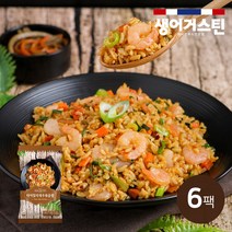 생어거스틴 타이칠리새우볶음밥 230g 6팩 캠핑음식 간편식, 6개