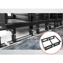 서버실 캐비닛 철제 받침대 프레임 조립식 랙, 150-250mm  60x110x200cm