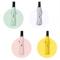 예쁜창고 3단우산 POP COLOR UV 자외선차단 암막우산 우양산