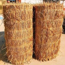 볏짚 밀짚 지붕 장식 온실 단열 도로 미끄럼방지 매트, 건초 더미 40X40X30