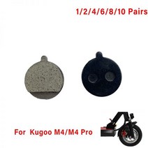 전동 스쿠터 1/2/4/6/8/10 쌍 사이클링 유기 수지 디스크 브레이크 패드 KUGOO M4 PRO 전기 접이식 킥스쿠터 캘리퍼, [01] 1pair resin, 01 1pair resin