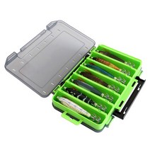 낚시 태클박스 가방 손잡이가 있는 이중 레이어 휴대용 경량 다기능 도구, 11.Green