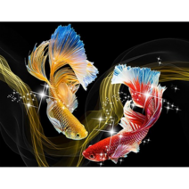 돈들어오는 잉어 부귀도 우드 직소퍼즐 행운 금전 상징 그림 집순이 취미생활 스트레스 해소 장난감 300 500 1000피스, p_7, 1000