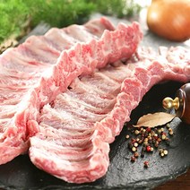 글램쿡 스페인 돼지고기 최고등급 바텔 등갈비 로인립 1kg 바베큐 등갈비 쪽갈비 폭립, 조각 등갈비 로인립 1kg