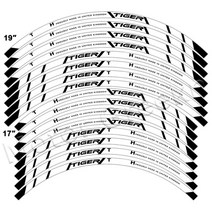 오토바이튜닝 오토바이 휠 스티커 림 스트라이프 데칼 액세서리 타이거 익스플로러 XR 800Xc Xca Xcx 900, 01 Front 19 Rear 17