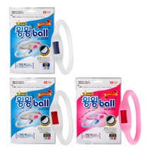 윙윙볼 약국용 3인가족 모기퇴치 팔찌 해충 기피 캠핑 나들이 필수품 성인블루+성인핑크+어린이핑크, 17g, 3인여아구성