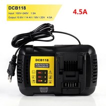 디월트배터리 4.5A DCB118 Dewalt 10.8V 12V 14.4V 18V 20V DCB200 DCB101 DCB115 DCB107 DCB105 DCB140 & DC, [01] DCB118 4.5A, [01] EU, 1.4.5A DCB118 - EU