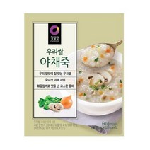 청정원 우리쌀 야채죽60gX14