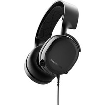 스틸시리즈 아크티스3 스테레오 유선 게이밍 헤드셋, 검은색, Arctis 3 Console