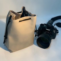 아카빌라 미러리스 DSLR 캐논 소니 가죽 스웨이드 카메라 가방 맥북 갤럭시북, 블랙