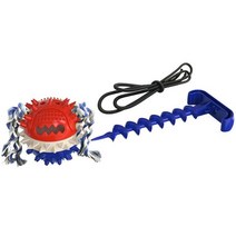1pcs tpr 야외 개 장난감 애완 동물 씹기 장난감 줄다리기 중형 대형 품종 개 타이 아웃 케이블 및 마당 캠핑 퍼즐 장난감에 대한 지분, 외국인, m