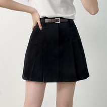 하이틴 무드 미뇽 A라인 플리츠 미니 스커트