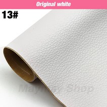 가죽 PU 자체 접착 수정 수리 패치 스틱 온 소파 보조금 패브릭 스티커 스크랩북 소재, 02 Original white_03 137x40cm