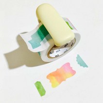 사인모아 일본)) 마스킹 테이프 커터기(20~25mm) 코쿠요 카루캇토, 옐로우, 1개