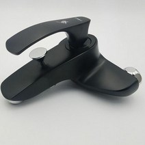 욕실 샤워기 수전 수도 꼭지 블랙 화장실 벽 수전