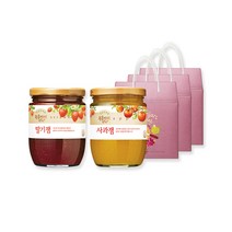 복음자리 실속형선물세트 딸기잼380g+사과잼370g x 3세트, 380g, 1개