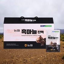 [A.H.] 농협 발효 흑마늘 진액 6년근 홍삼 추출액 70ml x 30포 1개월분 액상 파우치 선물세트, 1개