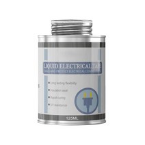 절연 전기 실란트 액체 테이프 접착제 방수 전기 테이프 고온 내성 난연 접착제, 01 125ml white