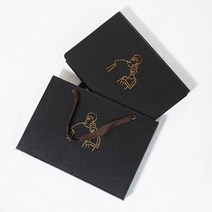입체 커플 사진첩 러브장 과 셀프성장 앨범 인생네컷, 검은 어깨 커플 세트 상자_10 매 20 페이지