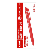 유니 제트스트림 유성볼펜 0.7mm SXN-150-07, 적색, 10개