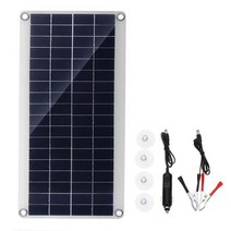 슈퍼 태양광 패널 300W 태양 전지 패널 키트 12V USB 충전 보드 휴대용 전화 RV 자동차 MP3 패드 비상 야, 02 Solar panel only
